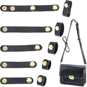 WADORN 5 Styles Cowhide Leather Cable Cord Straps, Leather Cord Organizer Portable Earphone Winder USB Cable Ties Clips Cord Management Handmade Leather Cord Keeper Holder Handle Protector Wrap Covers