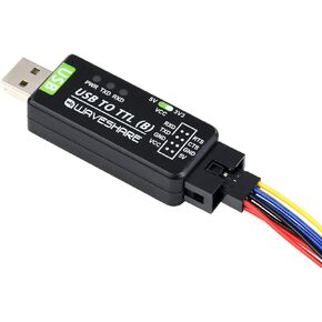 Industrial USB to TTL Converter Adapter Board, Onboard Original CH343G Onboard 50bps ~ 6Mbps Data Rate, Multi Protection Circuits, Compatible with Win7/8/8.1/10/11,Linux, Android, Wince,etc.
