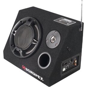 SONDPEX Bluetooth Speaker System & Digital Music Player 6.5" Subwoofer 200W Max Output FM Radio Receiver SD/MMC card and USB Reader, Wireless Outdoor Bluetooth Speaker, Portable Party Speaker CSF-E65B
