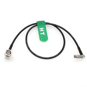 6G SDI Video Cable for Blackmagic Video Assist 4K 5" Monitor, Right Angle HD Micro BNC to BNC High Density 15cm
