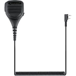 Walkie Talkie Handheld Speaker Mic, Shoulder Speaker Mic Compatible with 2 pin Kenwood Two Way Radio