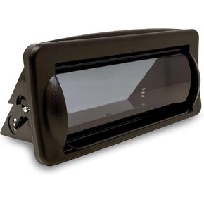Creative Audio CAMC1B Marine Single DIN Radio Mounting Kit with Retractable Cover (Black)