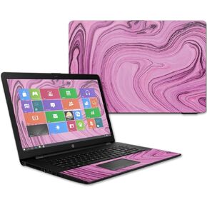 MightySkins Skin Compatible with HP 17t Laptop 17.3" (2017) - Pink Thai Marble | Protective, Durable, and Unique Vinyl Decal wrap Cover | Easy to Apply, Remove, and Change Styles | Made in The USA