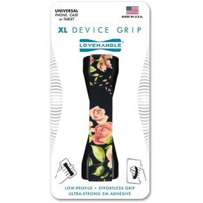 LOVEHANDLE Tablet/XL Grip for Most Tablets and Large Smartphones, Vintage Rose