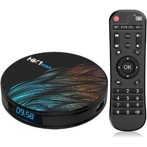 HK1 MAX Android 10.0 TV Box 4GB RAM 32GB ROM 2.4G/5G dual WiFi H.265/HDR/4K Decoding set top box:HK1 Max 4+32