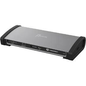 j5create 8K Thunderbolt 4 Docking Station with Max 96W Charging, Single 8K60 or Dual 4K60 Display, Thunderbolt 4 40Gbps, USB 10Gbps, Gigabit Ethernet, SD 4.0, Audio Combo (JTD562)