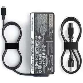 محول كمبيوتر محمول USB من النوع C بقدرة 45 وات مناسب لجهاز Lenovo Chromebook C330 300e 100e 500e N23 Yoga، ThinkPad T480 T480s T580 Chromebook الجيل الثاني MTK AST Type-C 20V 2.25A شاحن طاقة للكمبيوتر المحمول (45W)