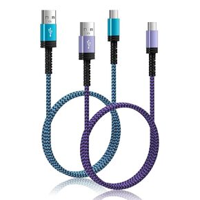 Motorola G Power Type C Charger Fast Charging Cord 2Pack 6FT Braided USB C Cable Android Phone Charger for Motorola Edge 2024/Moto G 5G 2024/G Stylus 5G 2024/G Play/Edge 50 Ultra/Pro/Razr 50/X50 Ultra