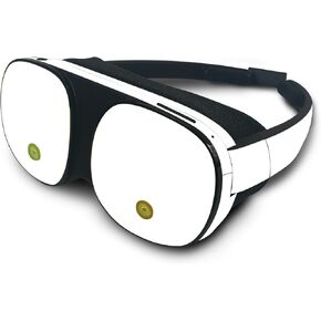 MightySkins Skin Compatible with HTC Vive Flow - Solid White | Protective, Durable, and Unique Vinyl Decal wrap Cover | Easy to Apply, Remove, and Change Styles