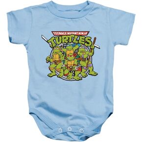 LOGOVISION TMNT Teenage Mutant Ninja Turtles Classic Turtles Unisex Infant Snap Suit for Baby