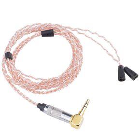 Alitutumao 7NOCC 72 Cores IE80 IE8I IE8 Earphone Cables HIFI Wire Compatible with Sennheiser Headset Replaceable Upgraded Audio Cable