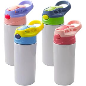 أكواب التسامي للأطفال، 12oz فراغات زجاجة ماء التسامي، 4 عبوات من الفراغات كوب التسامي سيبي لصناعة الهدايا بنفسك in Kuwait