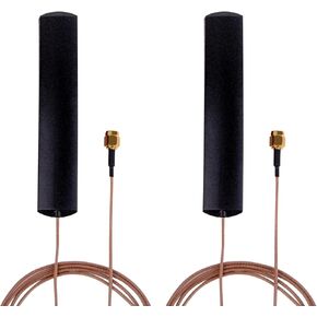 2 حزمة من هوائي خارجي 4G LTE 3dBi هوائي متعدد الاتجاهات للبوابة مع ذكر SMA متوافق مع جهاز التوجيه اللاسلكي 2G 3G 4G، كاميرا أمان خلوية خارجية in Kuwait