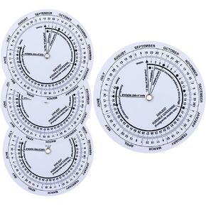 4 Pcs Pregnancy Wheel, Pregnant Due Date Calculator for Moms Pregnant Patients Doctors Midwives Nurses