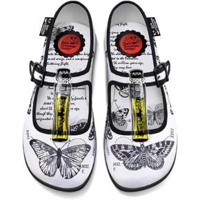 Hot Chocolate Design Chocolaticas Butterfly Lesson Women's Mary Jane Flat Multicoloured HCD 37