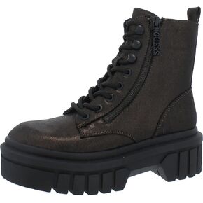GUESS Womens Ferina 2 Combat & Lace-up Boots