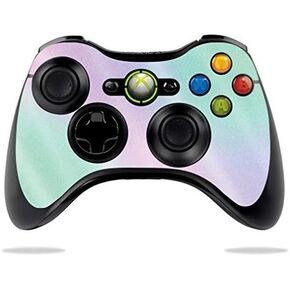 MightySkins Glossy Glitter Skin for Microsoft Xbox 360 Controller - Cotton Candy | Protective, Durable High-Gloss Glitter Finish | Easy to Apply, Remove, and Change Styles | Made in The USA