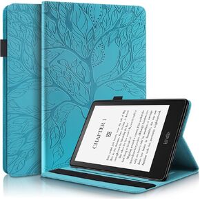 Kindle case 6 inch 2022, Kindle 6" ebook Reader case with Built-in Magnet, Kindle 11th Generation case 6 inch Provides 360 ° Protection, Kindle E-Reader (6 inch) 2022 with Card Slot. Brown