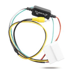 UX-NI006 Backup Camera Retention Wire Harness Fit for Nissan Frontier Altima Murano Rogue Titan Juke Sentra Cube Quest Leaf, includes 12v to 6v Converter