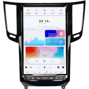 13.6 Inch Qualcomm Android 11 Car Radio for Infiniti QX70 FX25 FX35 FX45 FX37 2009-2016 Stereo upgrade Tesla Style IPS Touch Screen Android Auto GPS Navigation Head Unit Multimedia Player