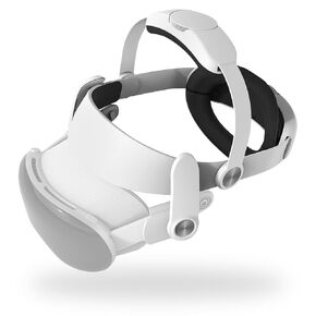 Geekria Comfort Head Strap Compatible with Vision Pro, Detachable Strap Replacement, Soft Cushion Reduce Facial Stress, Ergonomic Adjustable Durable HeadStrap VR Accessories