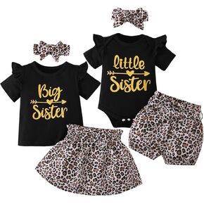 BIRTHDAY SHARK Big Sister Little Sister Matching Outfits Matching Sister Outfits Matching Outfits for Girls