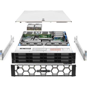 Dell PowerEdge R740xd Server 3.20Ghz 16-Core 256GB 2X 960GB SAS SSD 12G 16x 14TB (Renewed)
