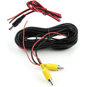 كابل تمديد فيديو RCA بطول 10 متر، كابل AV لتوصيل كاميرا عرض موقف السيارات بالشاشة التلقائية أو الملاحة. كابل توصيل بطول 32 قدم مع مشغل سلك كشف أحمر in Kuwait