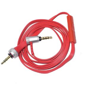 Sqrmekoko Replacement Audio Remote Mic Volume Control Aux Cable Wire Cord Compatible with Sony MDR-X10 MDR-XB920 MDR-X910 Headphones (Red)