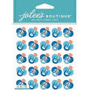 Jolee's Boutique 0015586967920 Jolly Boutique Blue GLTTR Pacifier RPT BQ16 , Other