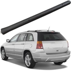 Rubber Antenna for Chrysler Pacifica (2004–2008), Chrysler Pacifica Antenna - Car Wash Proof, 6 3/4 Inch Internal Copper Coil Antenna Mast Replacement