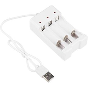 Portable Universal Rechargeable 3.6V Three Slots AA and AAA Battery Smart Charger