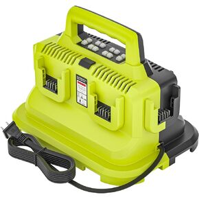6-Ports Rapid Battery Charger Station,Replacement for Devvalt Flexvolt 20V/60V Battery Charger,Compatible with Devvalt 20V/60V Flexvolt Battery DCB200 DCB205 DCB606 DCB609 DCB612 DCB615(Green)