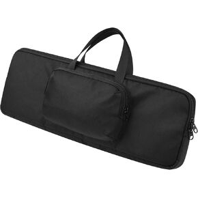 Travel Carrying Case for Logitech MX Keys S/Logitech MX Keys Advanced Wireless Illuminated Keyboard, Nylon Protective Storage Bag for MX Keys Keyboard, Black