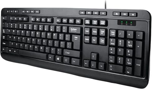 Adesso AKB-132PB Multimedia Desktop Keyboard, Black in Saudi Arabia