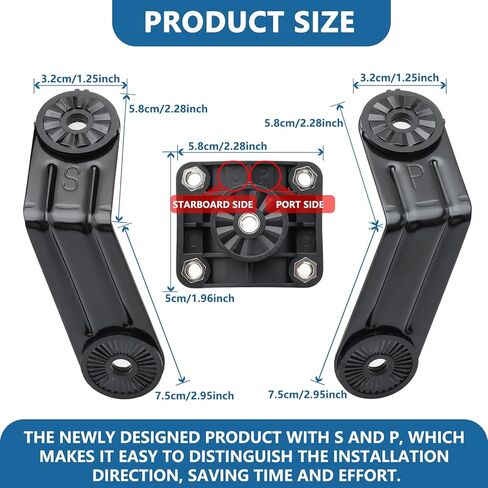 010-12970-00 حامل وضع المنظور، حامل LiveScope LVS32، مناسب لمحول طاقة Garmin Panoptix LVS32، حامل محول وضع المنظور Panoptix LiveScope LVS32 in Kuwait