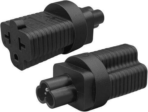IEC320 C6 to Household Socket 4 in 1 Power Converters Comb Adapter,IEC320 C6 to 5-15R,C6 to 5-20R,C6 to 6-15R, C6 to 6-20R,IEC320 C6 3 PIN Computer Power Adapter (C6 to NEMA 5/6-15/20R) in Saudi Arabia