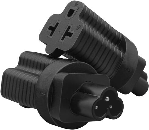IEC320 C6 to Household Socket 4 in 1 Power Converters Comb Adapter,IEC320 C6 to 5-15R,C6 to 5-20R,C6 to 6-15R, C6 to 6-20R,IEC320 C6 3 PIN Computer Power Adapter (C6 to NEMA 5/6-15/20R) in Saudi Arabia
