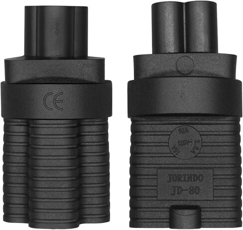 IEC320 C6 to Household Socket 4 in 1 Power Converters Comb Adapter,IEC320 C6 to 5-15R,C6 to 5-20R,C6 to 6-15R, C6 to 6-20R,IEC320 C6 3 PIN Computer Power Adapter (C6 to NEMA 5/6-15/20R) in Saudi Arabia