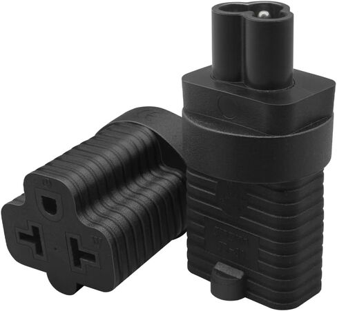IEC320 C6 to Household Socket 4 in 1 Power Converters Comb Adapter,IEC320 C6 to 5-15R,C6 to 5-20R,C6 to 6-15R, C6 to 6-20R,IEC320 C6 3 PIN Computer Power Adapter (C6 to NEMA 5/6-15/20R) in Saudi Arabia