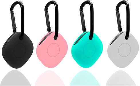 مجموعة 4 قطع حافظة لهاتف Galaxy SmartTag/SmartTag+ Plus Tracker Locator مجموعة غطاء جلد مع سلسلة مفاتيح مضادة للخدش وخفيفة الوزن وناعمة وغطاء جلدي in Kuwait