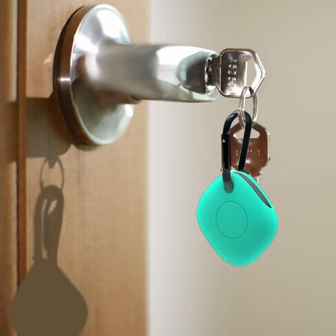 مجموعة 4 قطع حافظة لهاتف Galaxy SmartTag/SmartTag+ Plus Tracker Locator مجموعة غطاء جلد مع سلسلة مفاتيح مضادة للخدش وخفيفة الوزن وناعمة وغطاء جلدي in Kuwait