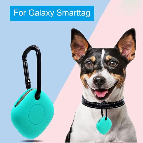مجموعة 4 قطع حافظة لهاتف Galaxy SmartTag/SmartTag+ Plus Tracker Locator مجموعة غطاء جلد مع سلسلة مفاتيح مضادة للخدش وخفيفة الوزن وناعمة وغطاء جلدي in Kuwait
