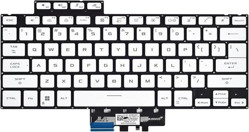 لوحة مفاتيح بديلة بإضاءة خلفية لجهاز Asus ROG G14 GA402 GA402R GA402RJ GA402RK GA402RU GA402X GA402XV سلسلة كمبيوتر محمول للألعاب تخطيط أمريكي in Kuwait