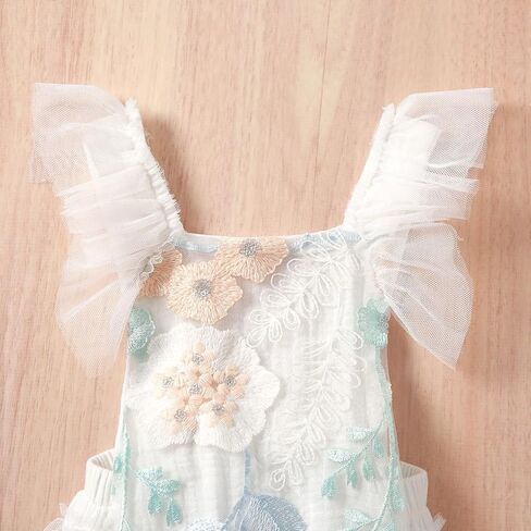 Baby Girl First Birthday Outfit Lace Tutu Romper Bodysuit Dress Headband Princess 1st Costume Cake Smash Party Photo Shoot in Saudi Arabia