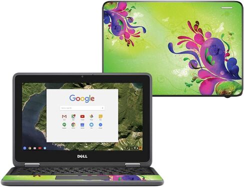 غلاف MightySkins متوافق مع Dell Chromebook 11" 3180 - بيزلي | غطاء ملتف من الفينيل واقٍ ومتين وفريد ​​من نوعه | سهل التطبيق والإزالة وتغيير الأنماط | صنع في الولايات المتحدة الأمريكية in Kuwait