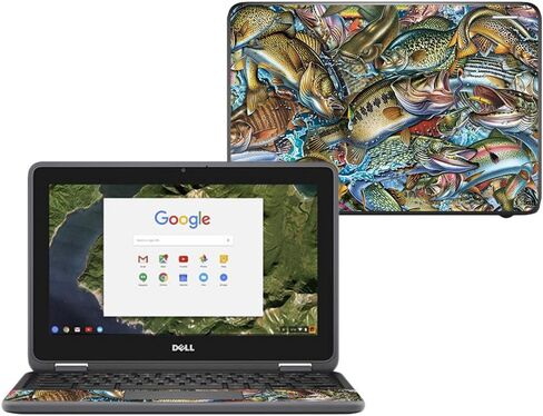 غلاف MightySkins متوافق مع Dell Chromebook 11" 3180 - بيزلي | غطاء ملتف من الفينيل واقٍ ومتين وفريد ​​من نوعه | سهل التطبيق والإزالة وتغيير الأنماط | صنع في الولايات المتحدة الأمريكية in Kuwait