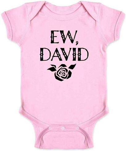 تي شيرت Pop Threads Ew David Rose Alexis مضحك لطيف برسومات للأطفال الصغار والبنات والأولاد in Kuwait