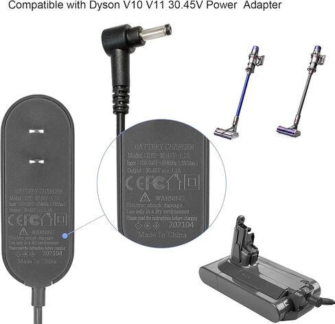 LEFXMOPHY Extension Cord for Dyson V10 V11 Cordless Handheld Vacuum Cleaner 30.45V Power Adapter, 10ft Long Cable in Saudi Arabia