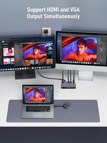 جهاز إرسال واستقبال HDMI لاسلكي من Lemorele يدعم 2.4/5 جيجا هرتز، جهاز إرسال فيديو HDMI لاسلكي لنقل ثابت من نقطة إلى نقطة إلى جهاز استقبال HDMI (165FT/50M). in Kuwait